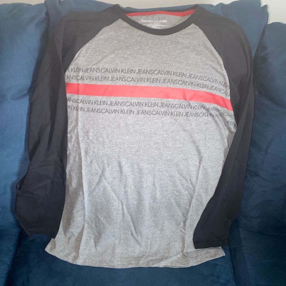 Calvin Klein Big Boys Long Sleeve Tee Shirt